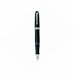 AU800-CF Aurora 88 Resina. Перьевая ручка Aurora 88 Resina Black CT, перо — F, в подарочной коробке