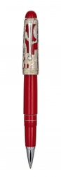 AU875-AR Aurora Roma. Ручка Роллер Aurora 88 Roma red CT, в подарочной коробке
