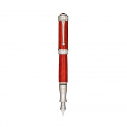 AU956-RF Aurora 100&deg; Anniversario. Перьевая ручка Aurora 100&deg; Anniversario Red CT, перо — F, в подарочной коробке