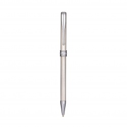 AUA40-GR Aurora Magellano Silver. Шариковая ручка Aurora Magellano Guilloche Barley Silver CT, в подарочной коробке