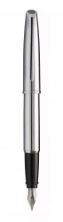 AUE11-F Aurora Style Metal. Перьевая ручка Aurora Style Metal chromed CT, перо - F, в подарочной коробке
