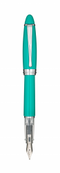 AUB09-CVSF Aurora Ipsilon Demo Colors. Перьевая ручка Aurora Ipsilon Demo Colors turquoise CT, перо - F, в подарочной коробке