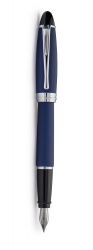 AUB10-BF Aurora Ipsilon Satin. Перьевая ручка Aurora Ipsilon Satin blue CT, перо - F, в подарочной коробке