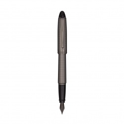 AUB16-RQF Aurora Ipsilon Metal. Перьевая ручка Aurora Ipsilon Metal Ruthenium, перо - F, в подарочной коробке