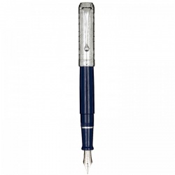 AUD11-CDBM Aurora Talentum Dedalo. Перьевая ручка Aurora Talentum Dedalo Blue CT, перо — M, в подарочной коробке