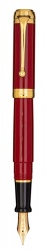 AUD12-XM Aurora Talentum Resina. Перьевая ручка Aurora Talentum цвет red GT, перо - М, в подарочной коробке