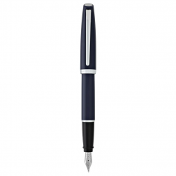 AUE20-BM Aurora Style Resina Matt. Перьевая ручка Aurora Style Resina Matt Blue CT, перо - M, в подарочной коробке