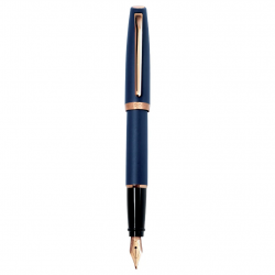 AUE20-PBF Aurora Style Resina Matt. Перьевая ручка Aurora Style Resina Matt Blue PGT, перо - F, в подарочной коробке
