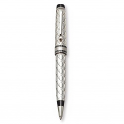 AUG31 Aurora Optima Riflessi. Шариковая ручка Aurora Riflessi Guilloche CT, в подарочной коробке