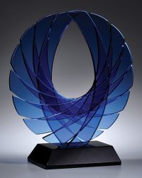 BA1AW-BLU2 Bright Awards Призы из стекла. Приз из стекла