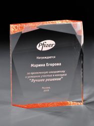 BA2AW-CLR50 Bright Awards Призы из акрила. Приз из акрила