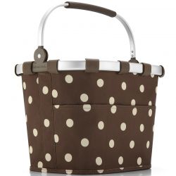 DF20161307 Reisenthel. Корзина для велосипеда bikebasket plus mocha dots