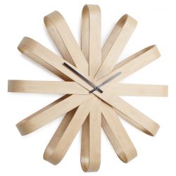 DF2016174 Umbra. Часы настенные ribbon дерево
