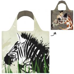 DF2016121 LOQI. Сумка складная zebra & giraffe