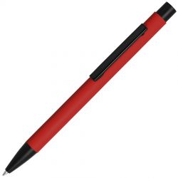 HG18406172 B1. SKINNY, ручка шариковая, красный/черный, алюминий, софт- покрытие