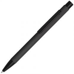 HG18406173 B1. SKINNY, ручка шариковая, черный/черный, алюминий, софт- покрытие