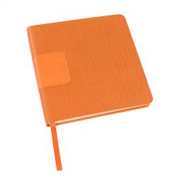 HG170151268 Ежедневник недатированный Scotty, А5-,  оранжевый, кремовый блок, без обреза