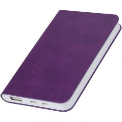 HG17015165 thINKme. Универсальное зарядное устройство "Softi" (4000mAh),фиолетовый, 7,5х12,1х1,1см, искусственная кожа