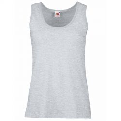 HG170151854 Fruit of the Loom. Майка женская "Lady-Fit VaMueweight Vest", серо-лиловый_M, 100% хлопок, 160 г/м2