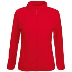 HG151182248 Толстовка "Lady-Fit Full Zip Fleece", красный_XL, 100% п/э, 250 г/м2