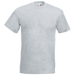 HG17015195 Fruit of the Loom. Футболка мужская "Super Premium T",  серо-лиловый_3XL, 100% хлопок, 190 г/м2