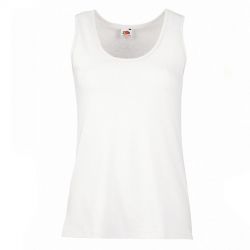 HG170151847 Fruit of the Loom. Майка женская "Lady-Fit VaMueweight Vest", белый_L, 100% хлопок, 160 г/м2
