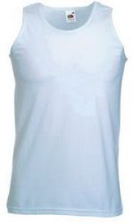 HG170151838 Fruit of the Loom. Майка мужская "Athletic Vest", белый_S, 100% х/б, 160 г/м2
