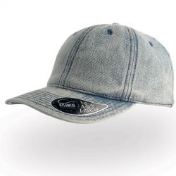 HG184061377 Atlantis. Бейсболка "DAD HAT", потертый джинс, 6 клиньев, 100% хлопок, 280грм2, металлическая застежка
