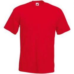 HG15091623 Fruit of the Loom. Футболка "Super Premium T", красный_M, 100% х/б, 205 г/м2