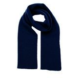 HG170151681 Atlantis. Шарф вязаный  двойной "WIND SCARF"_темно синий,100% акрил