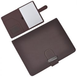 HG151182778 Папка А5 с блокнотом "Classic",коричневая,17,5х23х1,7см, искусственная кожа
