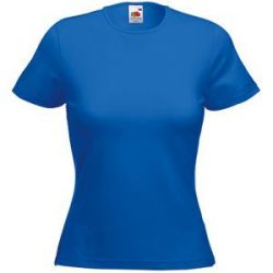 HG151182538 Футболка "Lady-Fit Crew Neck T", ярко-синий_XS, 95% х/б, 5% эластан, 210 г/м2