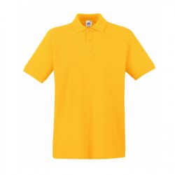 HG15091448 Fruit of the Loom. Поло "Premium Polo", солнечно-желтый_S, 100% х/б, 180 г/м2