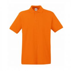 HG15091467 Fruit of the Loom. Поло "Premium Polo", оранжевый_S, 100% х/б, 180 г/м2