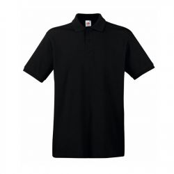 HG15091477 Fruit of the Loom. Поло "Premium Polo", черный_2XL, 100% х/б, 180 г/м2