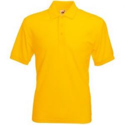 HG15091482 Fruit of the Loom. Поло "65/35 Polo", солнечно-желтый_XL, 65% п/э, 35% х/б, 180 г/м2