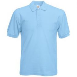 HG15091489 Fruit of the Loom. Поло "65/35 Polo", небесно-голубой_XL, 65% п/э, 35% х/б, 180 г/м2