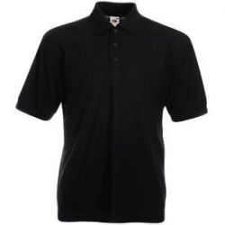HG15091491 Fruit of the Loom. Поло "65/35 Polo", черный_2XL, 65% п/э, 35% х/б, 180 г/м2