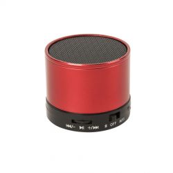 HG170151344 Портативная bluetooth-колонка "Martins", красный, 5,9х5 см,пластик,металл