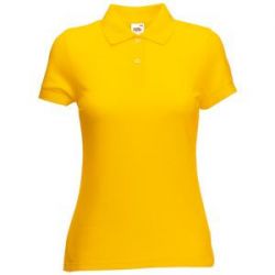 HG15092035 Fruit of the Loom. Поло "Lady-Fit 65/35 Polo", солнечно-желтый_L, 65% п/э, 35% х/б, 180 г/м2