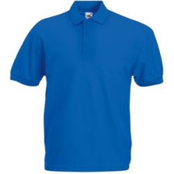 HG15091520 Fruit of the Loom. Поло "65/35 Polo", ярко-синий_S, 65% п/э, 35% х/б, 180 г/м2