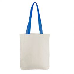 HG184061295 Start. Сумка START, неокрашенная с синими ручками,  100% х/б, 220 г/м2