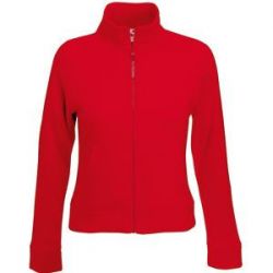HG151182561 Толстовка "Lady-Fit Sweat Jacket", красный_XS, 75% х/б, 25% п/э, 280 г/м2