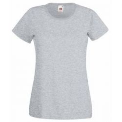 HG1509285 Fruit of the Loom. Футболка "Lady-Fit Valueweight T", серо-лиловый_L, 97% хлопок, 3% п/э; 165 г/м2