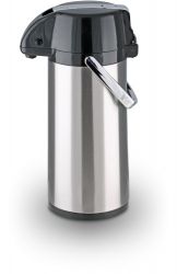 LP1T-BLK7 LaPlaya. LaPlaya Lever Action Style Pump Pot 2,2l steel, black пневмонасос со стеклянной колбой и поворотным основанием