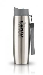 LP1T-GRY23 LaPlaya. Кружка-термос из нерж. стали LaPlaya Thermo Mug SS Strap 0.5 L Silver