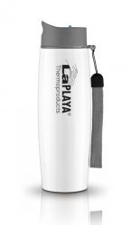 LP1T-WHT3 LaPlaya. Кружка-термос из нерж. стали LaPlaya Thermo Mug SS Strap 0.5 L White