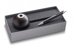 LM10102012 Lamy 2000. Подарочный набор Lamy: Ручка шариковая Lamy 203 2000 с подставкой, Черное дерево