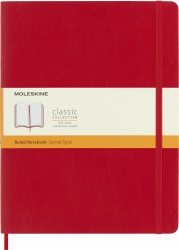 MS2310317 Moleskine. 8055002854672 Блокнот Moleskine CLASSIC SOFT XLarge 190х250мм 192стр. линейка мягкая обл. красный