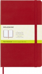 MS23103119 Moleskine. Блокнот Moleskine CLASSIC QP062R Large 130х210мм 240стр. нелинованный твердая обложка красный